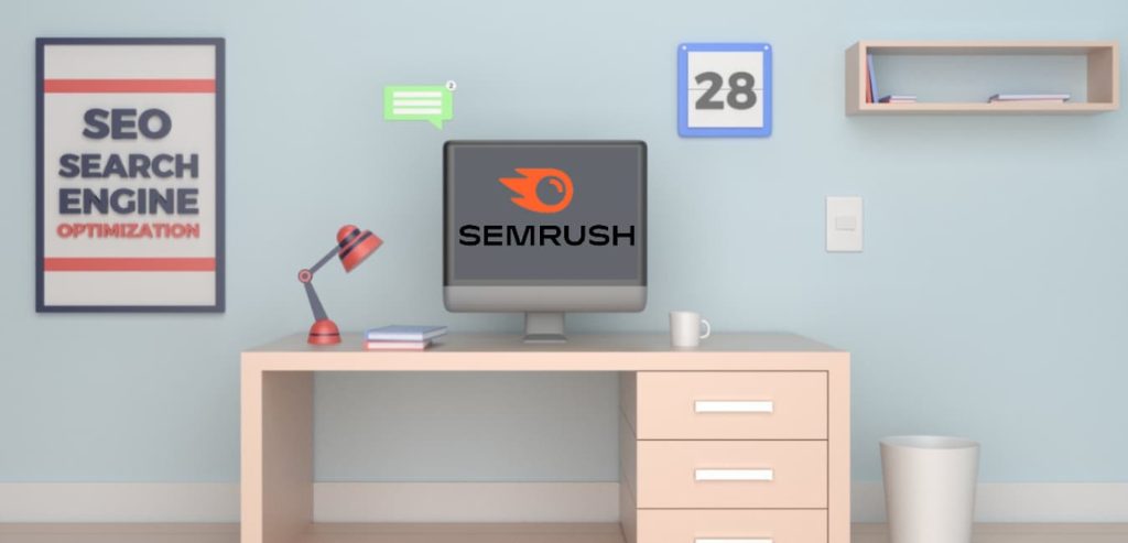 blog graphic header about semrush to improve seo